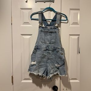 Overall Shorts